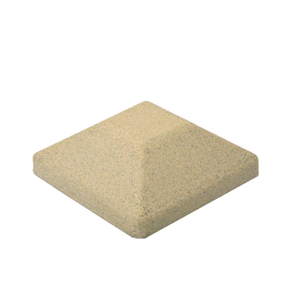 SimTek 5 in. x 5 in. Beige Composite Square Fence Post CapPC5x5EBEG