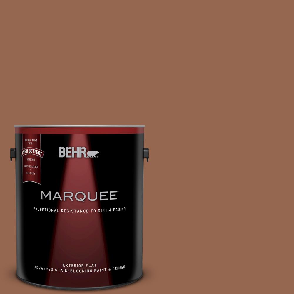 Behr Marquee 1 Gal 240f 6 Sable Brown Flat Exterior Paint 445301 240f 6 Sable Brown Flat Exterior Paint