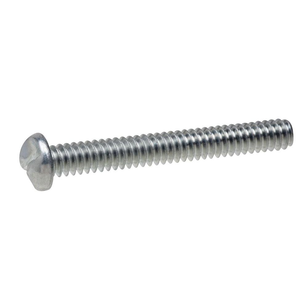 300 pcs Steel Round Head Tamper Resistant One-Way Slotted Drive 1//4-20 X 7//16 Zinc Plated Security Machine Screws