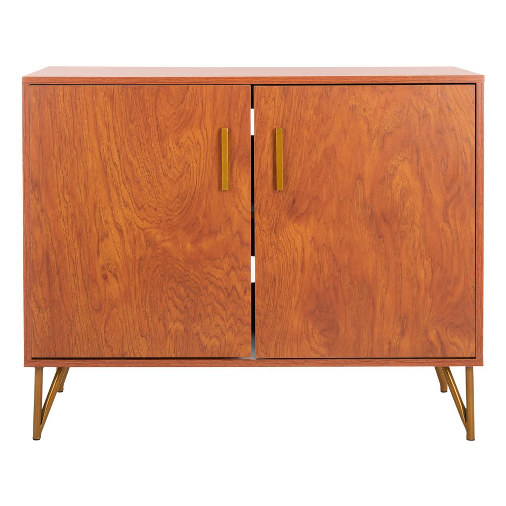 Safavieh Pine Natural/Gold 2Door TV StandCHS2200A The Home Depot