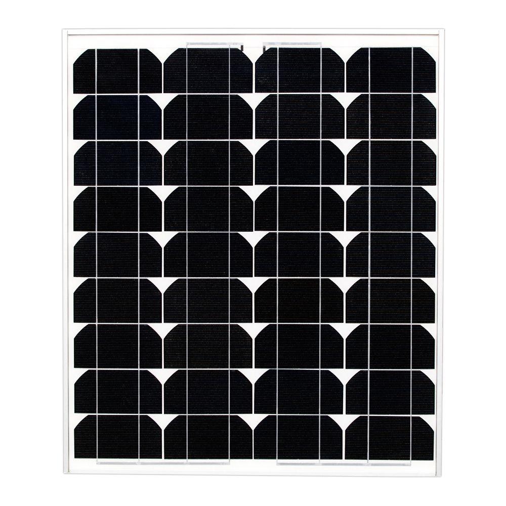 Ramsond 50Watt 12Volt Monocrystalline PV Solar PanelSP50 The Home Depot