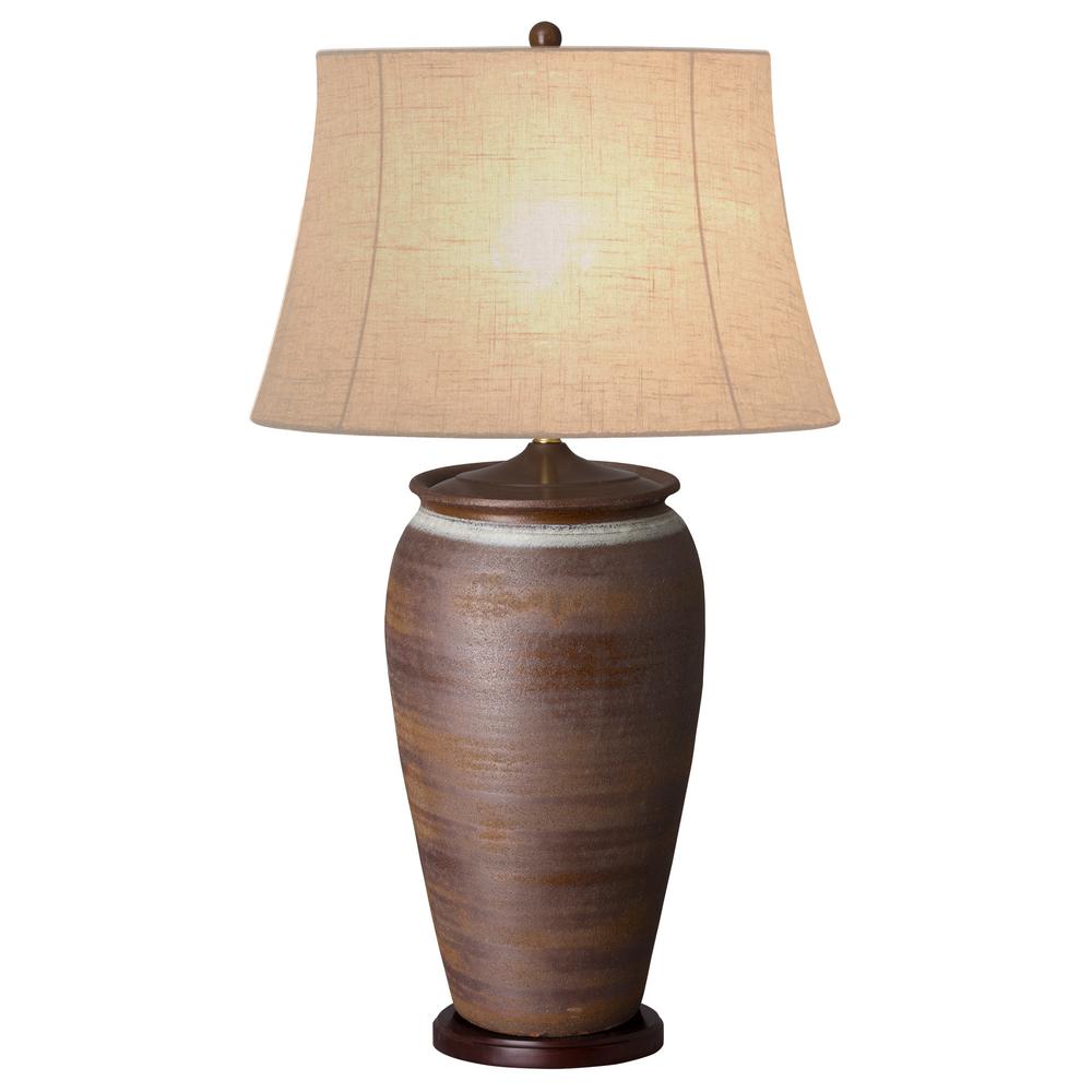 Emissary 39 In Rustic Brown Tall Ceramic Vase Table Lamp Emissary 39 In Rustic Brown Tall Ceramic Vase Table Lamp
