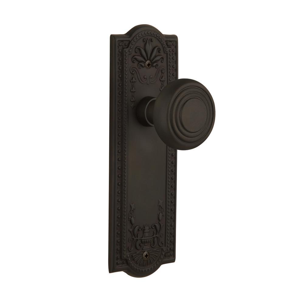 Baldwin Estate Classic Oil Rubbed Bronze FullDummy Door Knob5015 102