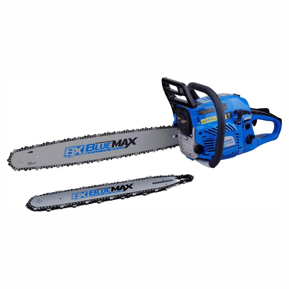 Blue Max 2 In 1 22 In And 18 In 57cc Gas Chainsaw Combo