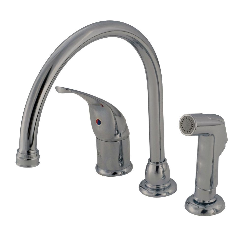 American Brass RV 8 in. Chrome Kitchen Faucet with Single Lever Handle