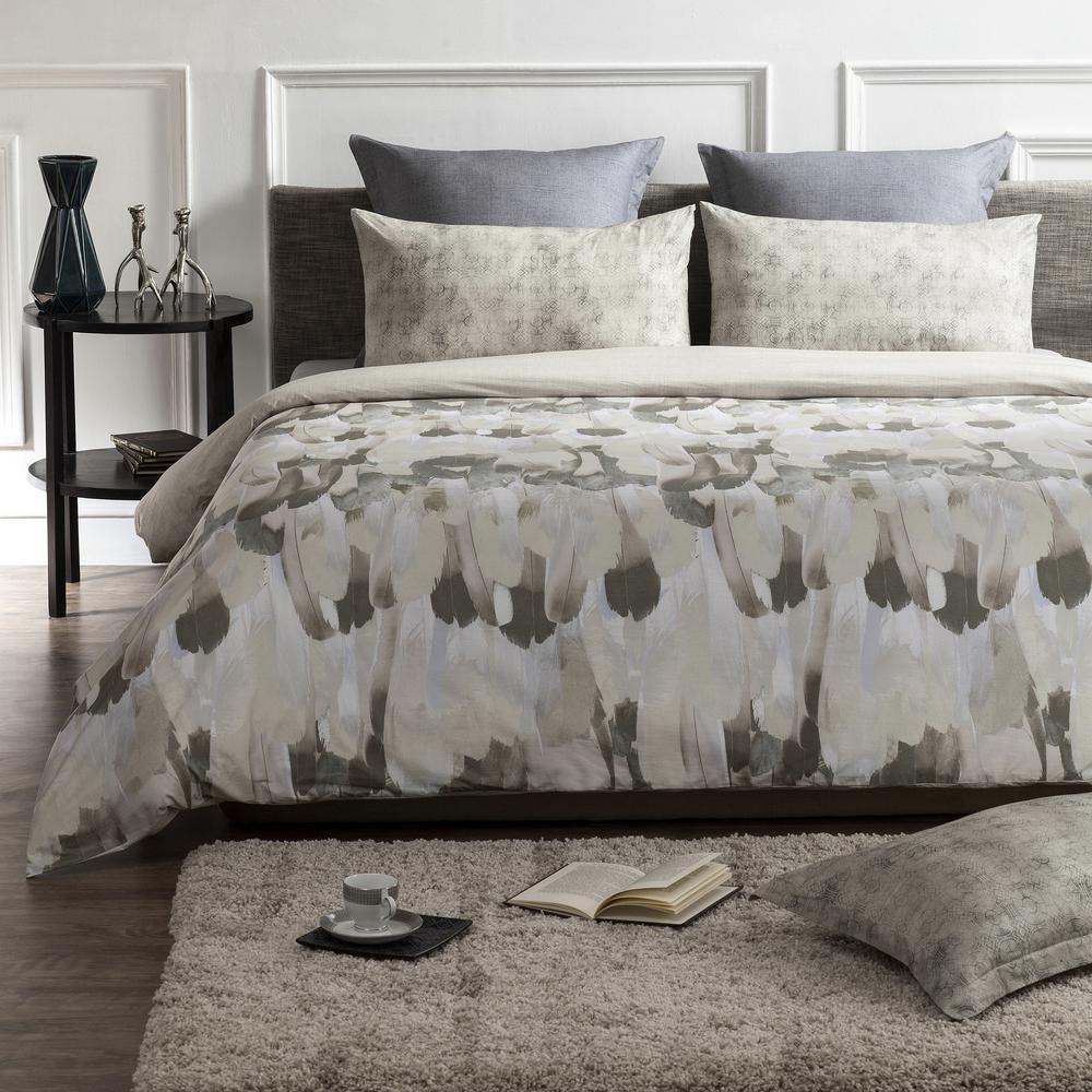 A1 Home Collections Safari Wrinkle Resistant Reversible Print 100 A1 Home Collections Safari Wrinkle Resistant Reversible Print 100 Organic Cotton Brown Beige King