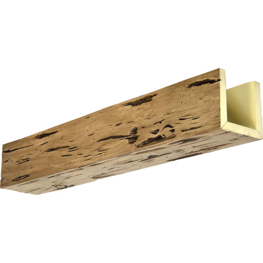 Ekena Millwork 8 in. x 6 in. x 10 ft. 3-Sided (U-Beam ...