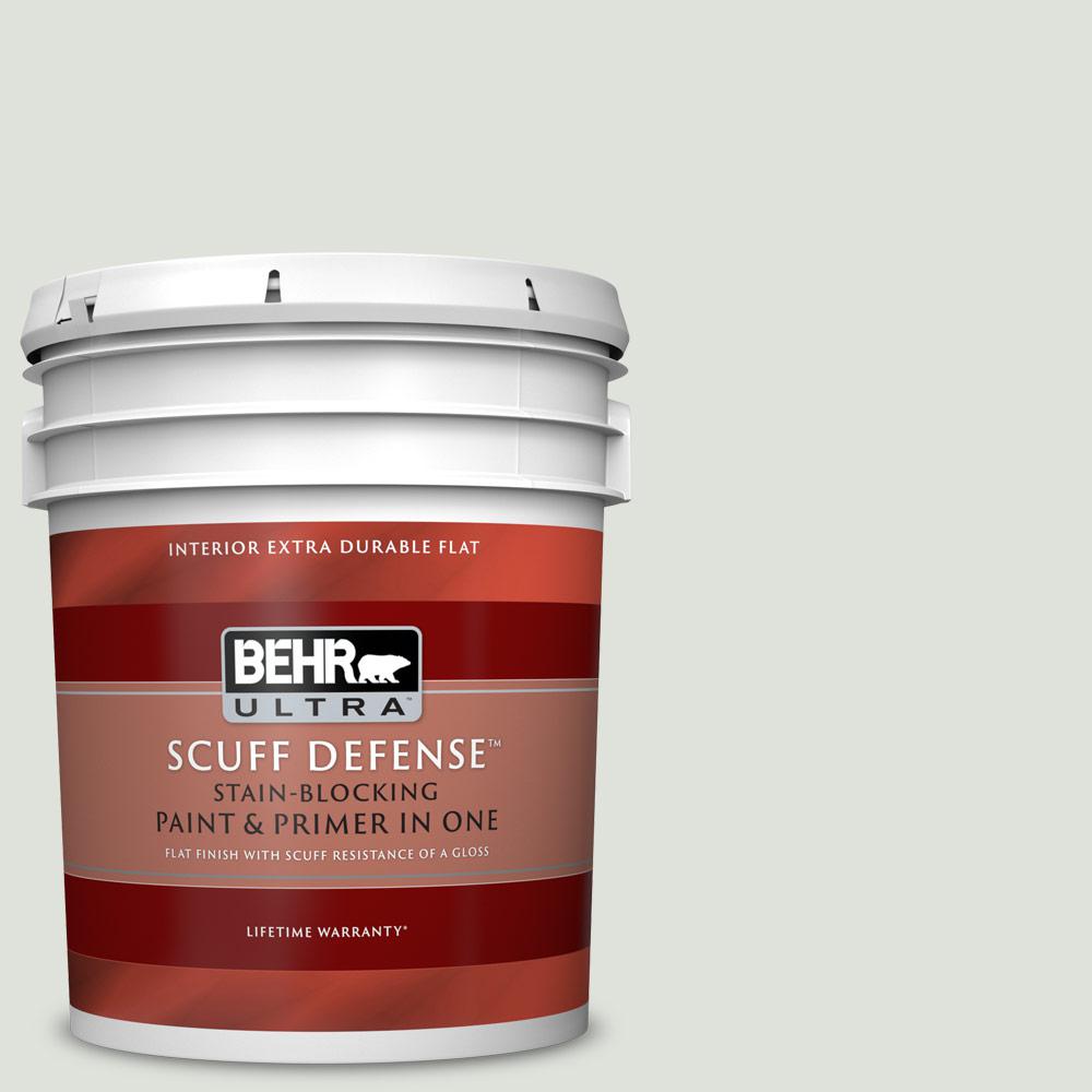 BEHR ULTRA SCUFF DEFENSE 5 Gal. #QE-41 Frostproof Extra Durable Flat ...