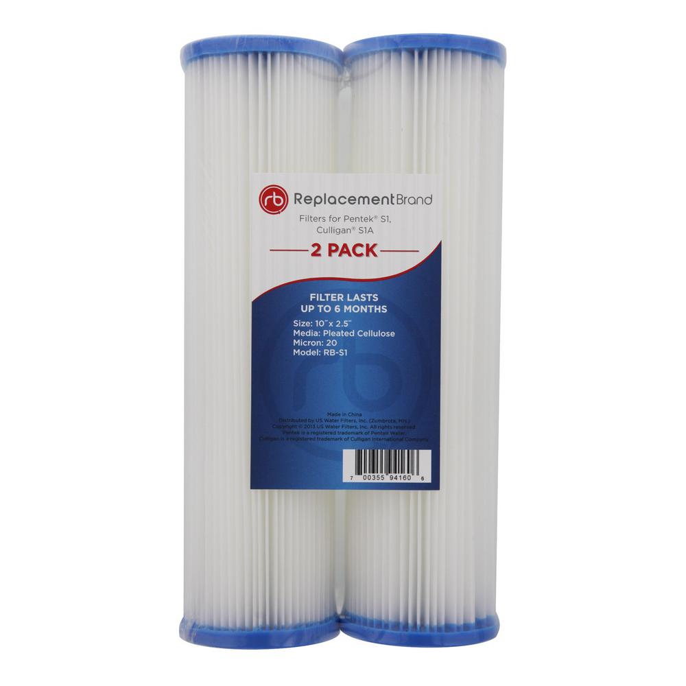 American Plumber Whole House Sediment Filter Cartridge 2 Pack American Plumber W30w The Home Depot