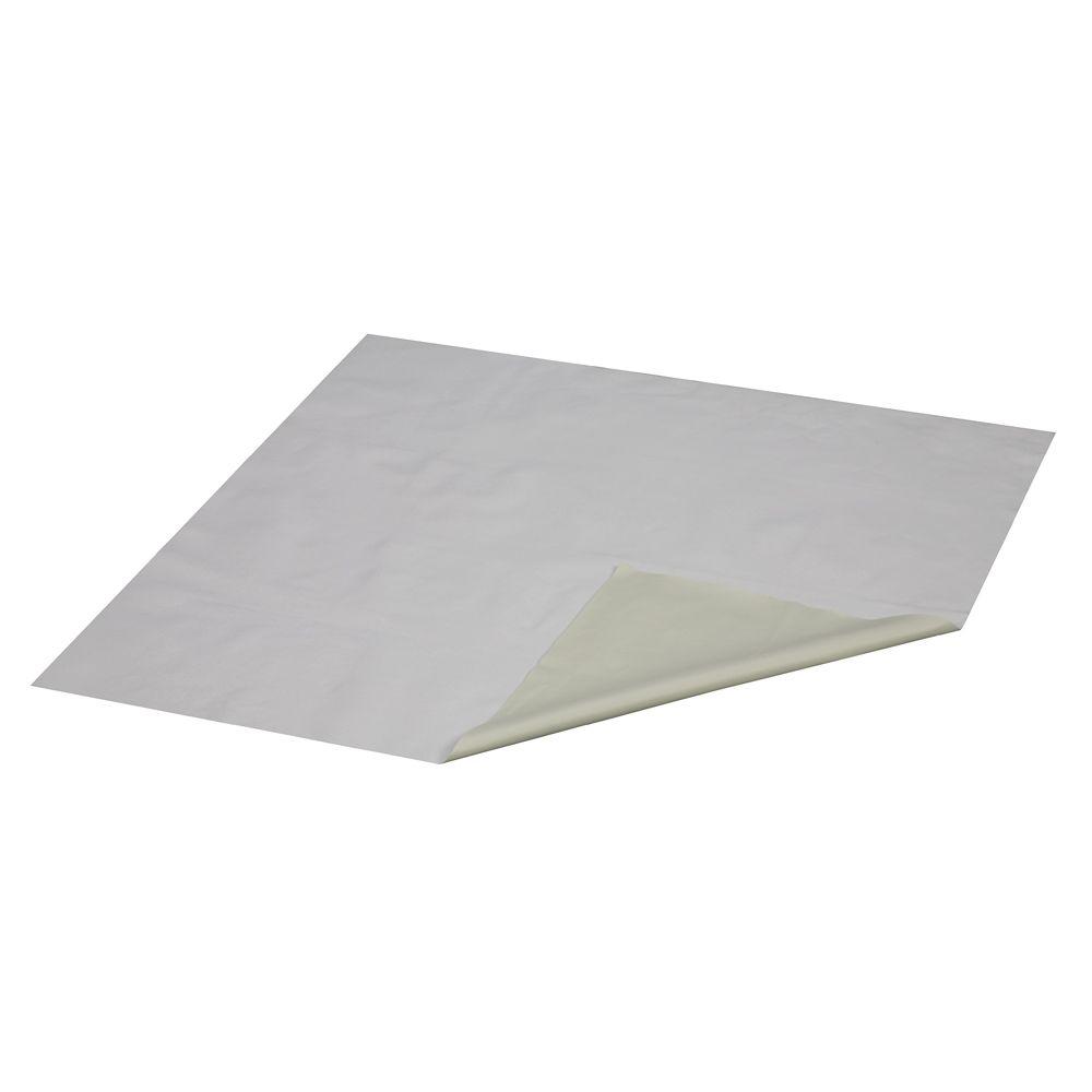 DMI 36 in. x 54 in. Flannel/Rubber Waterproof Sheet in Neutral White