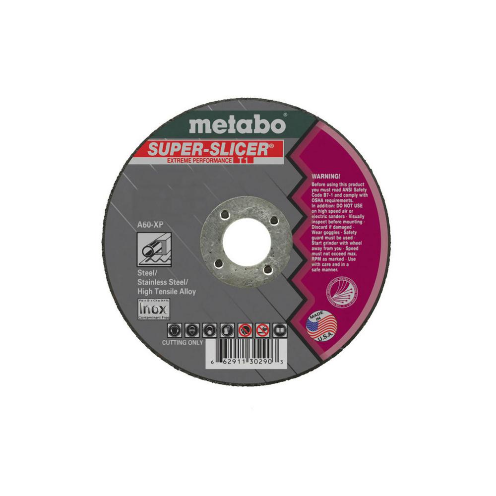 Metabo 6 in. x .045 in. x 7/8 in. Cut-Off Wheel (Type 1) 50 Per Pack