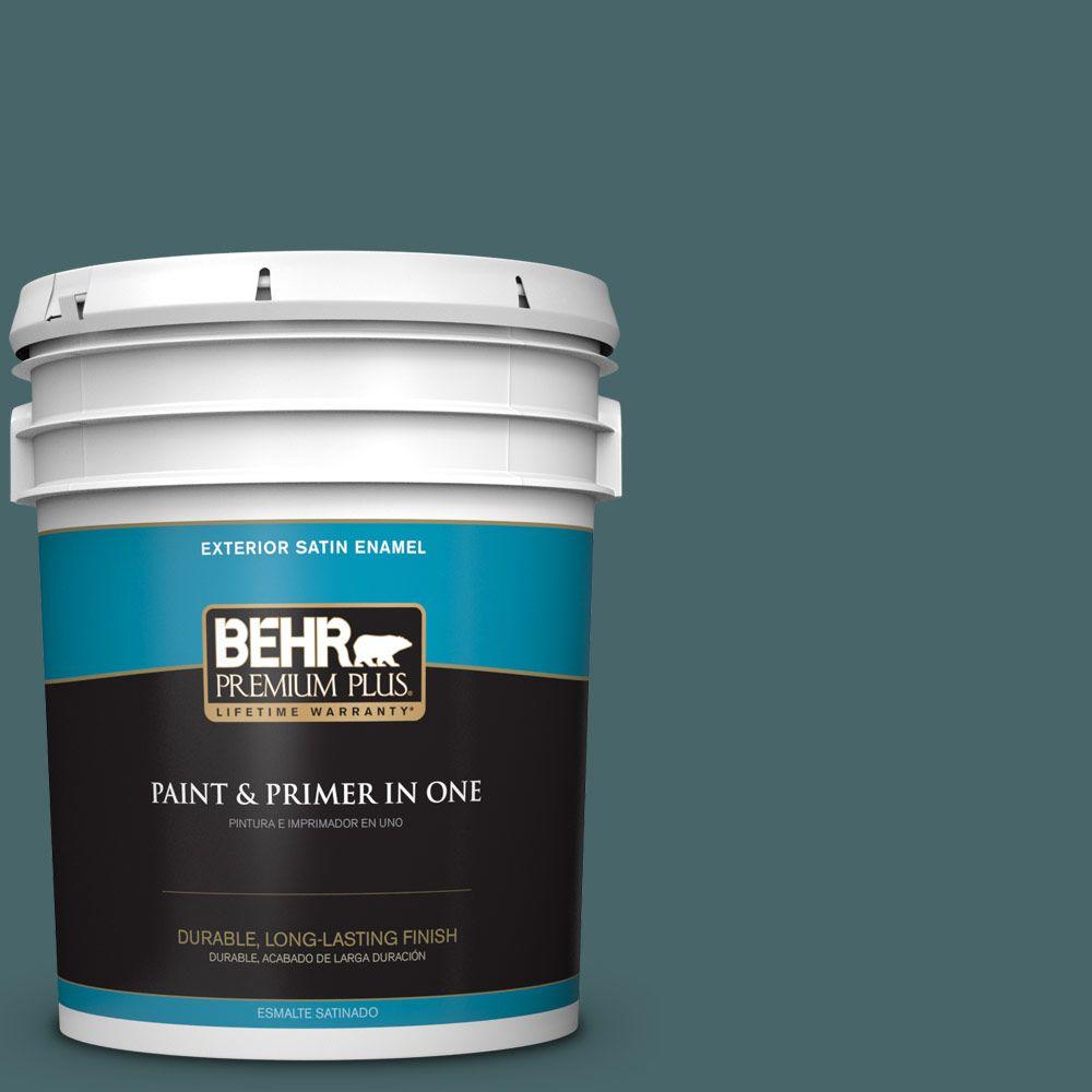 BEHR MARQUEE 1-gal. #500F-7 Mythic Forest Semi-Gloss Enamel ...