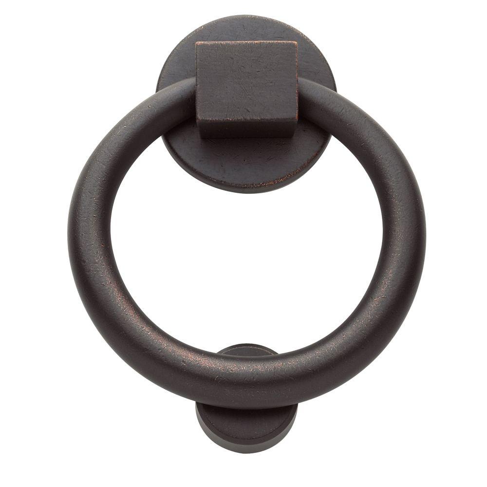 Baldwin Distressed Venetian Bronze Ring Entrance Door Knocker