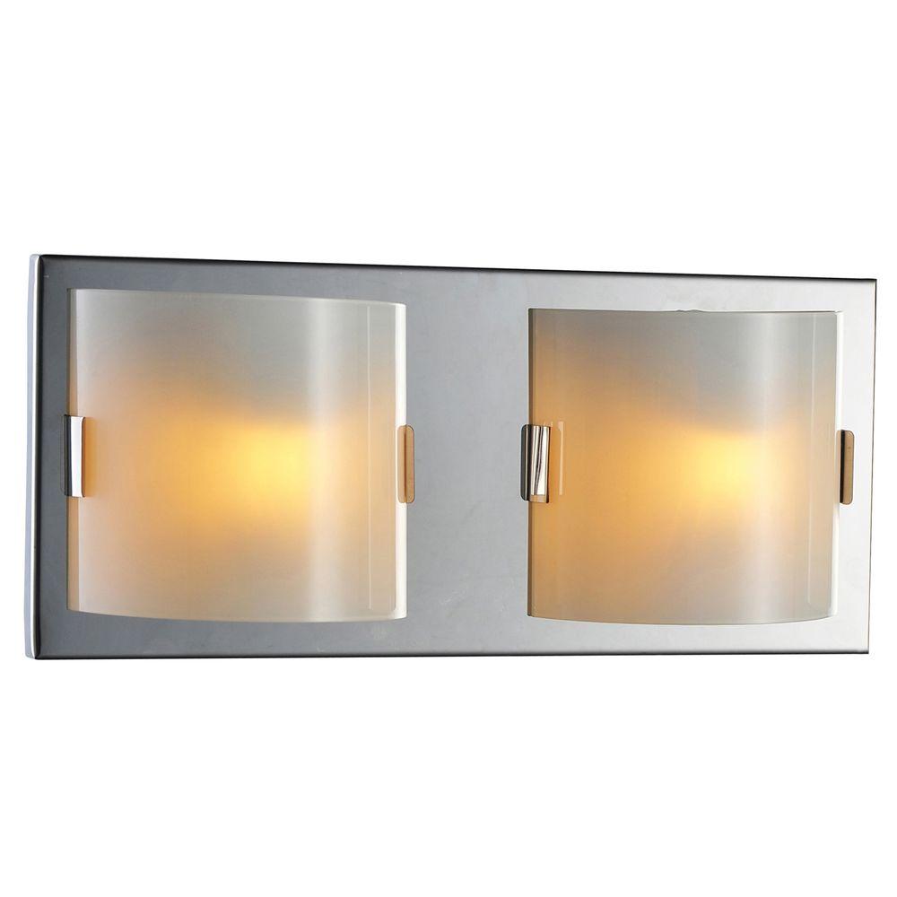 Titan Lighting Elysburg 4Light Polished Chrome Wall Vanity LightTN