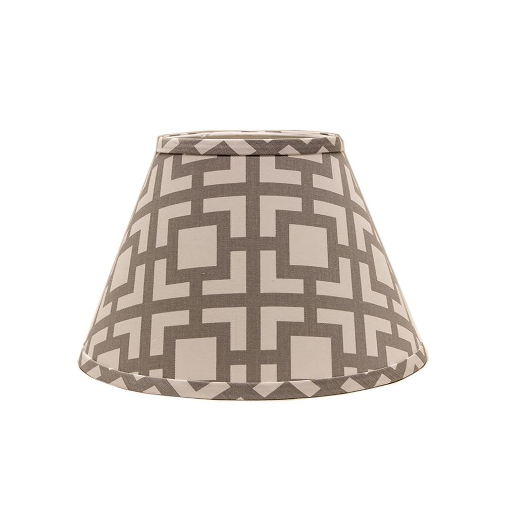 Homestyle 6 In X 8 Gray Lamp Shade Sd1509 12we The Home Depot Homestyle 6 In X 8 Gray Lamp Shade