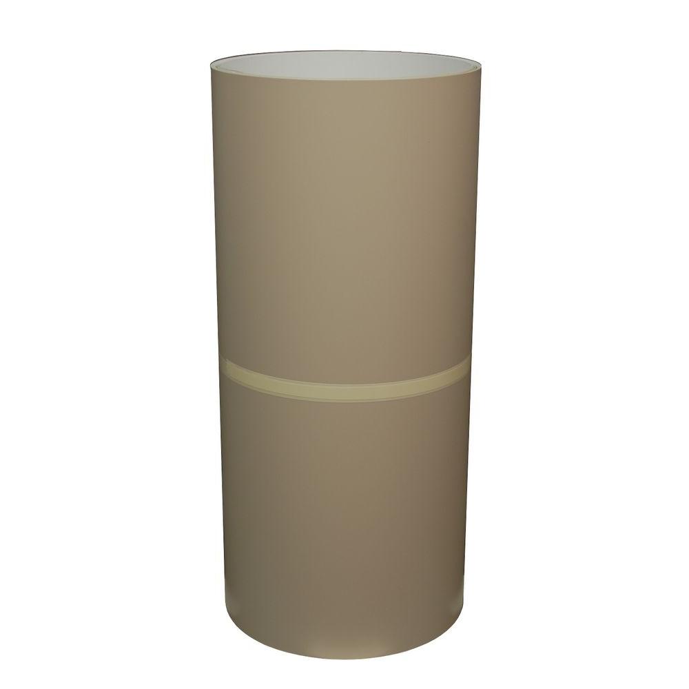 Amerimax Home Products 24 in. x 50 ft. Linen and White Aluminum Trim