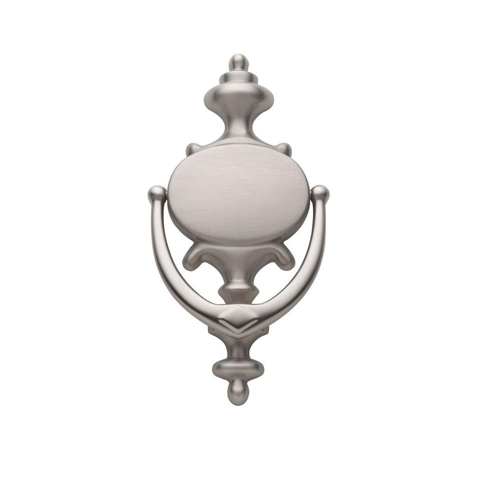 Satin Nickel Door Knockers Door Accessories The Home Depot