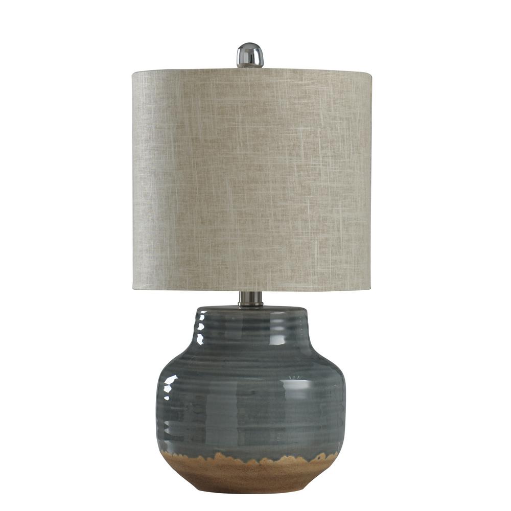 grey bedside lamp shades