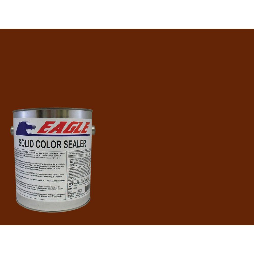 Eagle 1 gal. Tile Red Solid Color Solvent Based Concrete SealerEHTR1