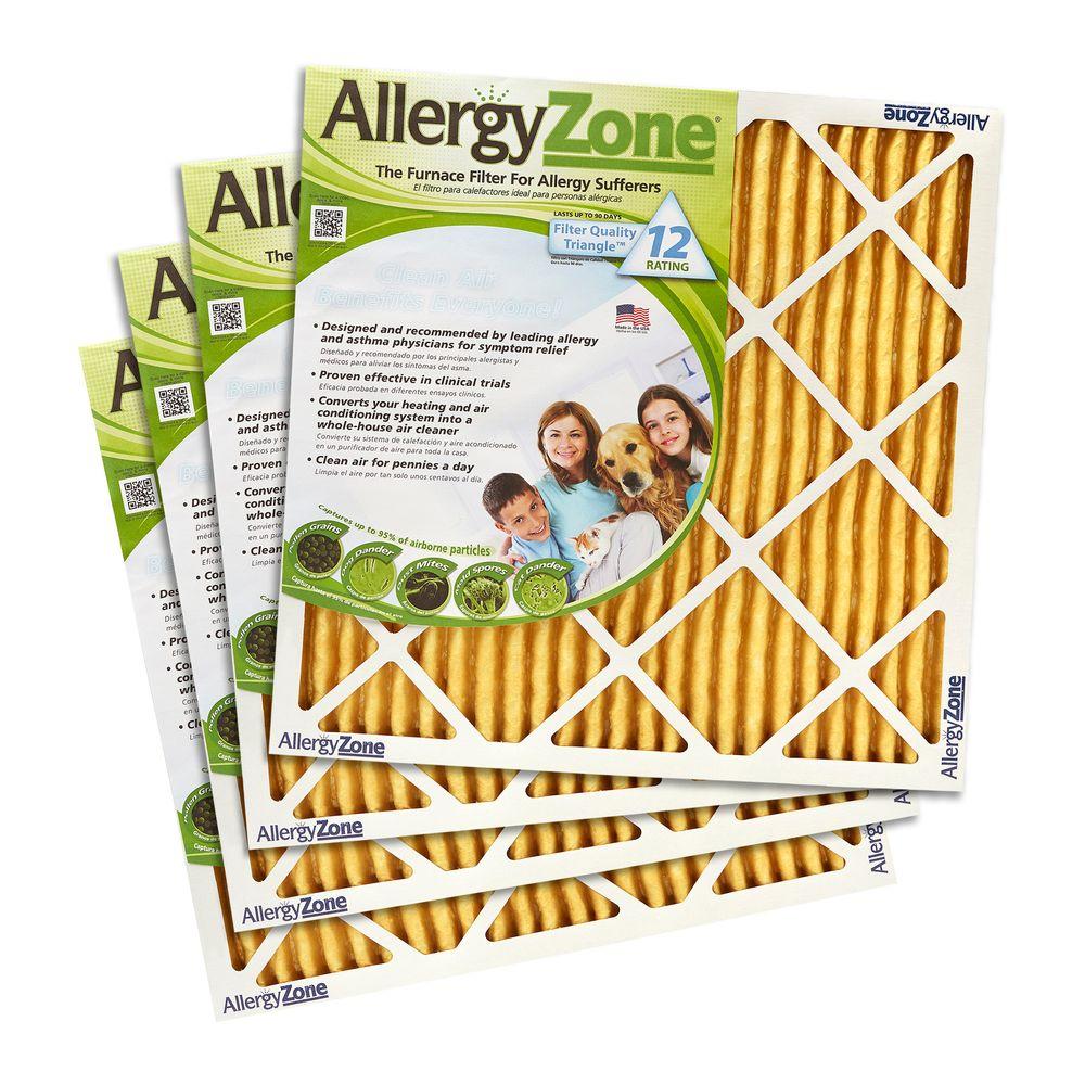 AllergyZone 20 in. x 20 in. x 1 in. FPR 10 Air Filter for Allergy