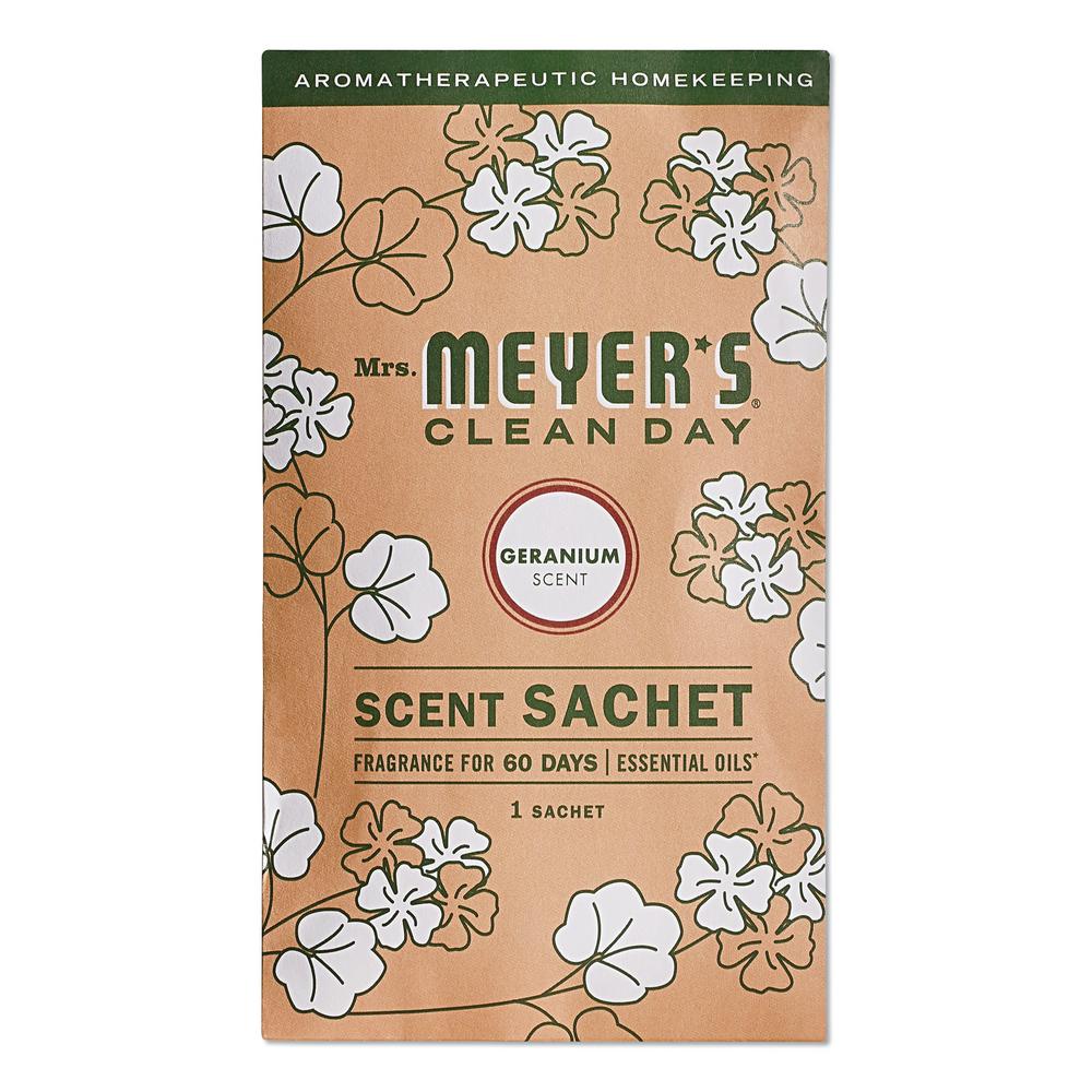 GTIN 808124112056 product image for Mrs. Meyer's Clean Day 0.05 lbs. Clean Day Sachets Geranium Sachet Automatic Air | upcitemdb.com