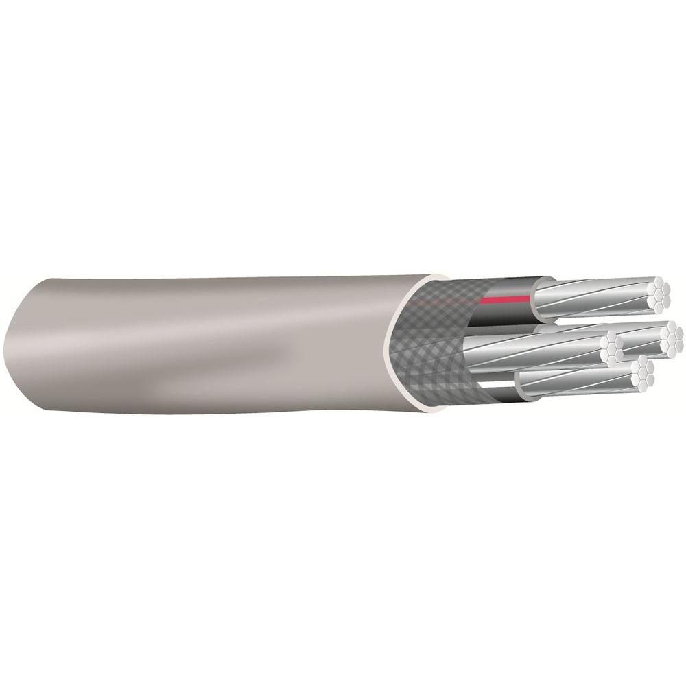 Southwire 500 Ft 2 4 Gray Stranded Al Ser Cable 13102915 The 2 4 Gray Stranded Al Ser Cable
