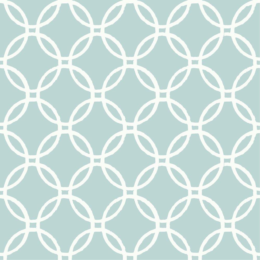 NuWallpaper Blue Links Peel and Stick Wallpaper SampleNU1654SAM The