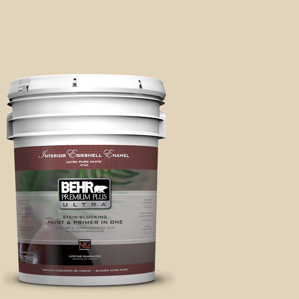 BEHR Premium Plus Ultra 5 gal. 760C3 Wild Honey Eggshell Enamel