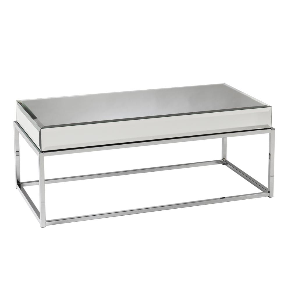 Rectangle Mirrored Coffee Table