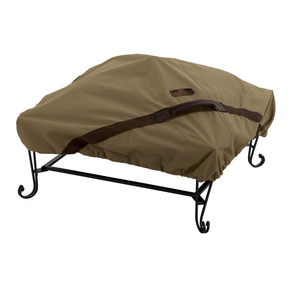 Classic Accessories Hickory 40 In Square Fire Pit Cover 55 200