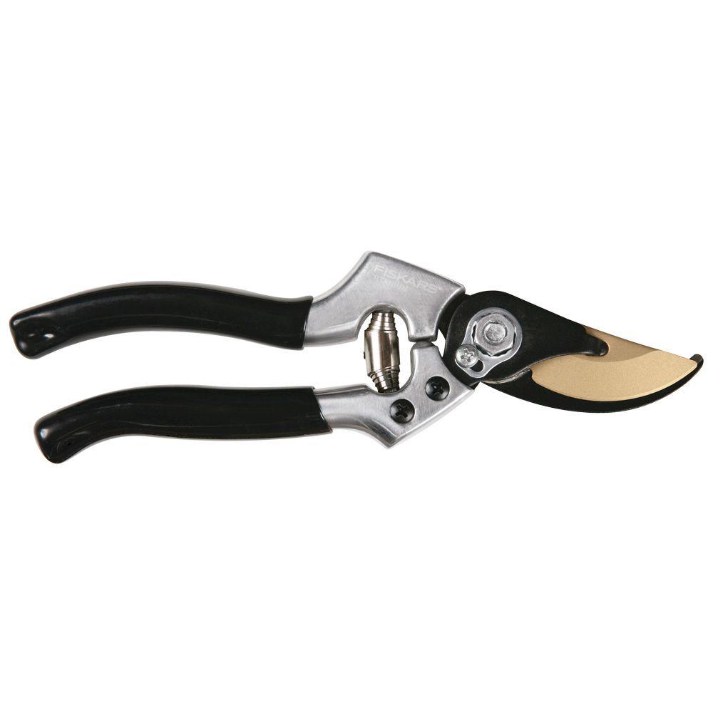 1 in. Titanium Coated Steel Blade Bypass Hand Pruner