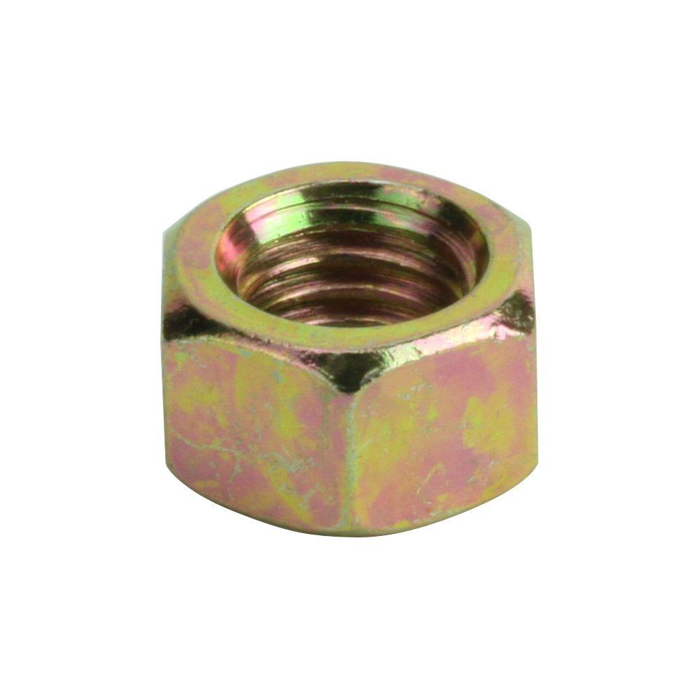 Crown Bolt 1/4 inch Yellow Zinc Grade 8 USS Hex Nut (50-Piece) by Crown Bolt