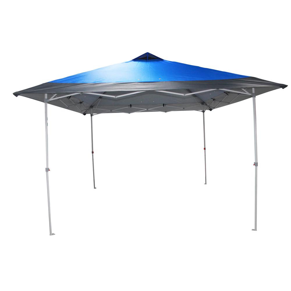 Everbilt 11 Ft. X 11 Ft. Gray Slant Leg Pop-Up Canopy-CLIA81-GRA - The ...