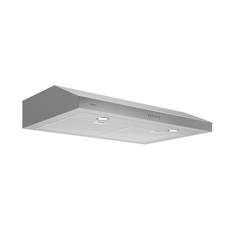 Ancona Slim S2c 30 In Ducted Under Cabinet Range Hood With Led In