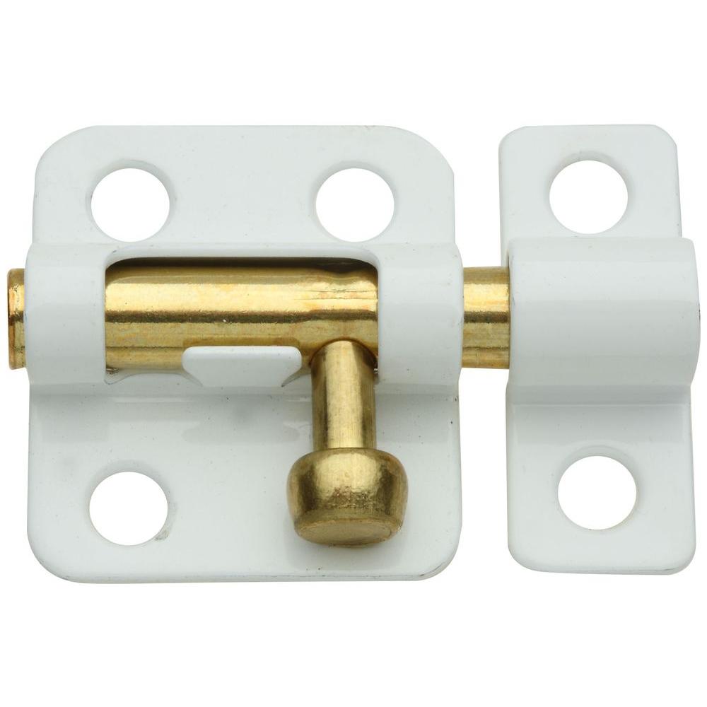 StanleyNational Hardware 61/2 in. Zinc Plate Heavy Duty Padlockable Spring BoltCD1088 6.5