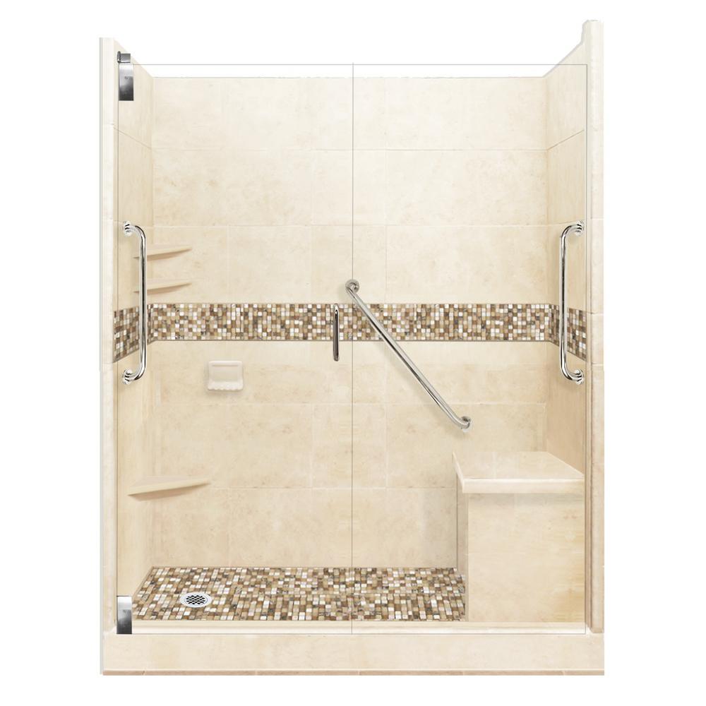 American Bath Factory Roma Freedom Grand Hinged 42 in. x 60 in. x 80 in