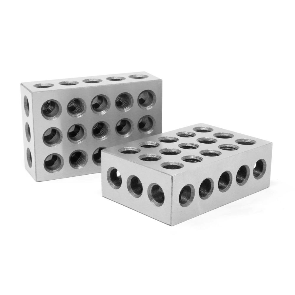 WEN 3 in. x 2 in. x 1 in. SteelHardened Precision 123Gauge Blocks (2Pack)10423 The Home