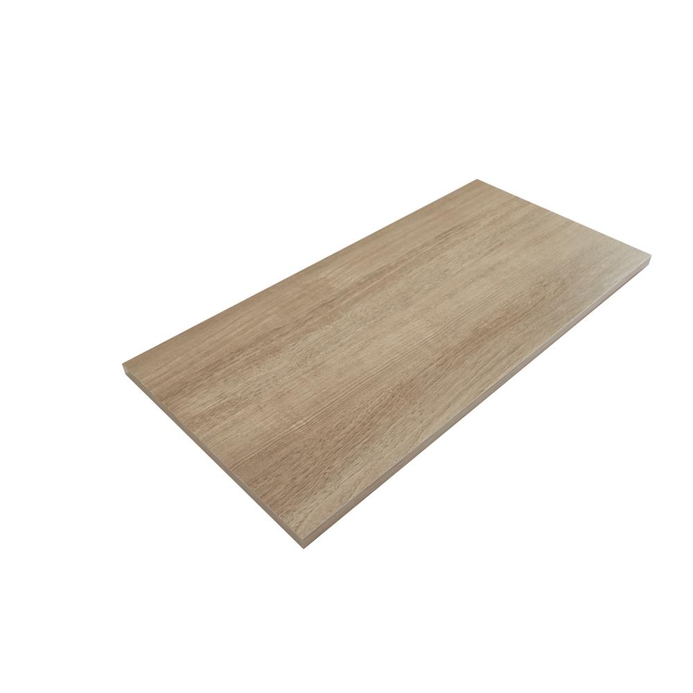 Rubbermaid Organic Ash Laminated Wood Shelf 12 in. D x 36 in. L-2110643 ...