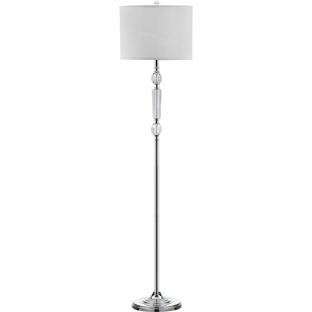 Safavieh Fairmont 60.25 in. Clear Floor Lamp-LIT4176A - The Home Depot