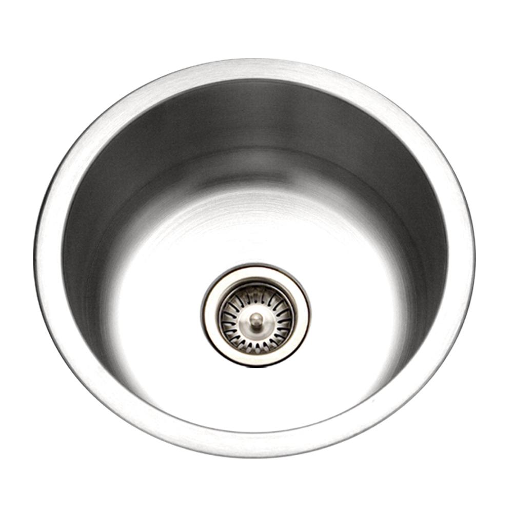 Houzer Club Series Undermount Stainless Steel 17 5 In Single Bowl