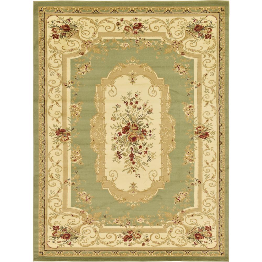 Unique Loom Versailles Henry Green 9 0 X 12 Area Rug 3123506 Versailles Henry Green 9 0 X 12 Area Rug