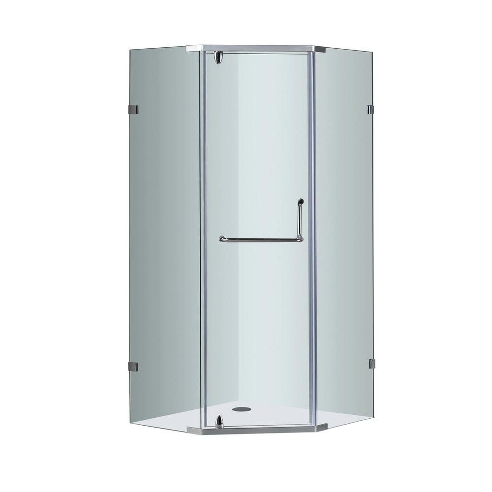 Aston Sen973 38 In X 38 In X 75 In Semi Framed Neo Angle Shower
