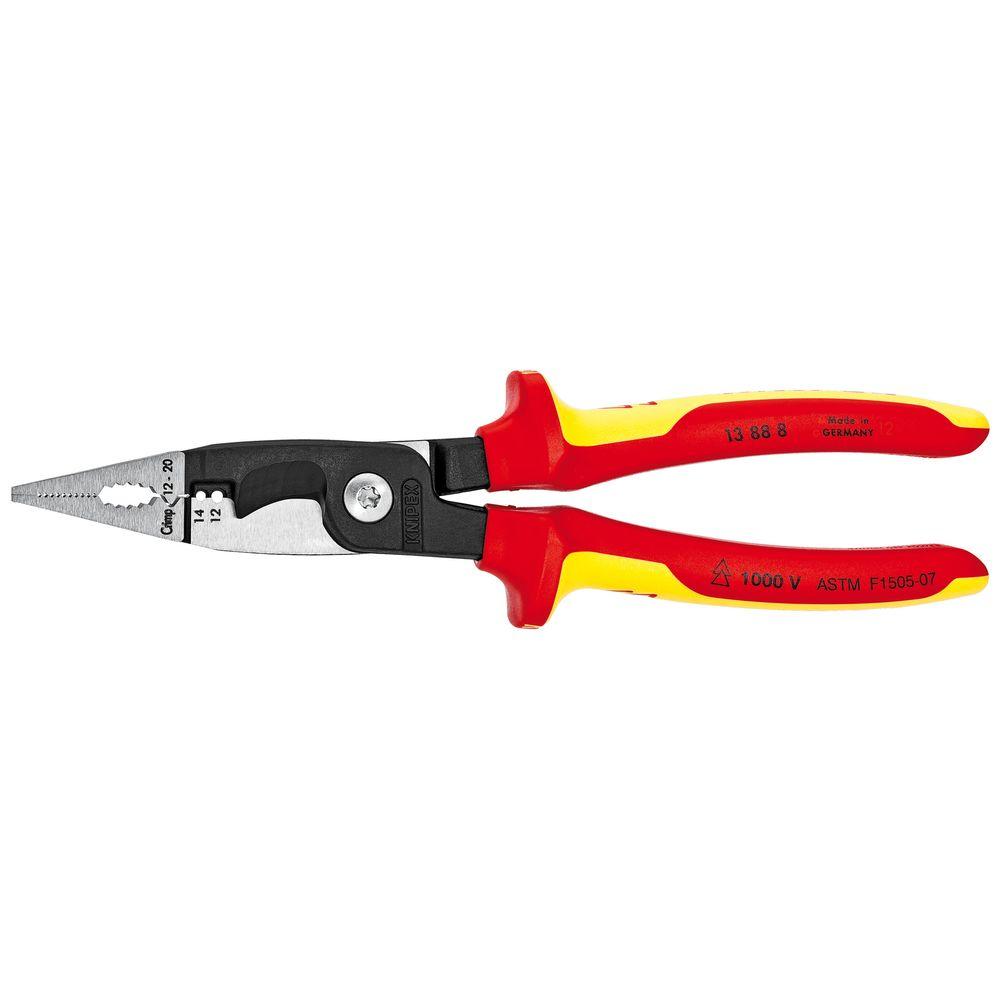 KNIPEX 8 in. Insulated Electrical Installation Pliers13 88 8 US The