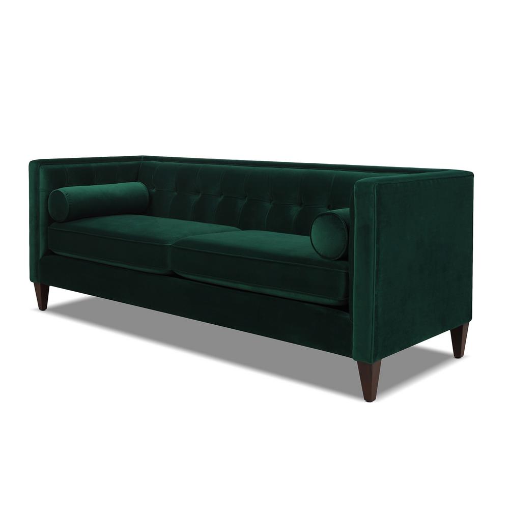 Jennifer Taylor Home Jack Tufted Tuxedo Sofa With 2 Bolster