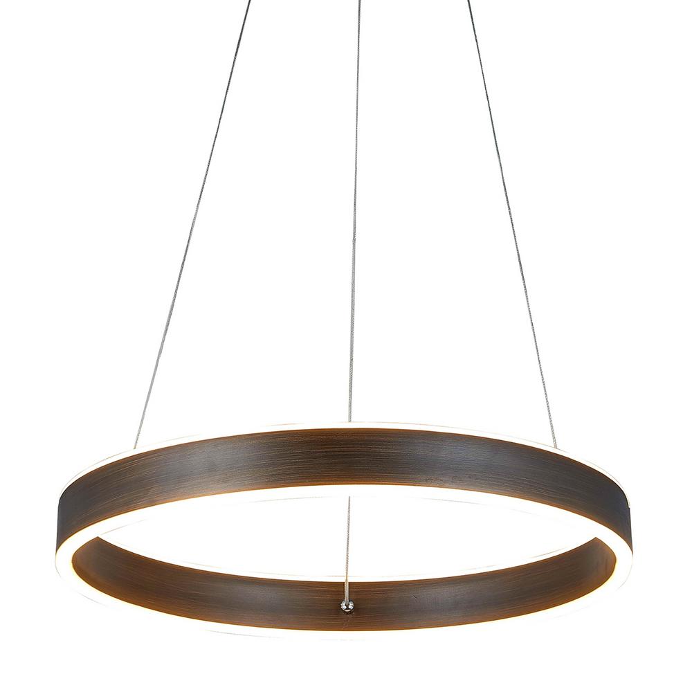Unbranded 60 Watt Integrated Led Oil Rubbed Bronze Circular Pendant M1283 The Home Depot - Circular Pendant Chandelier Unbranded 60 Watt Integrated Led Oil Rubbed Bronze Circular Pendant M1283 The Home Depot - Circular Pendant Chandelier
