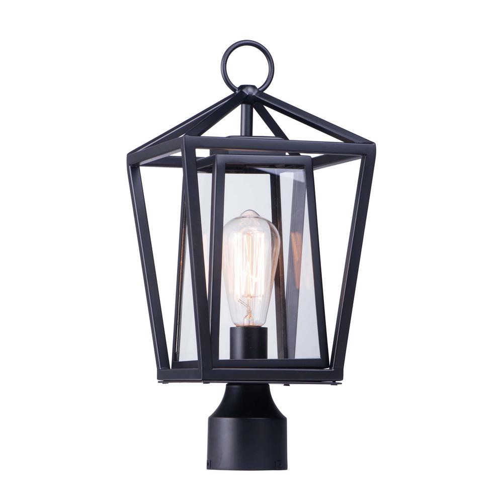Maxim Lighting 8 In Wide 1 Light Outdoor Black Post Maxim Lighting 8 In Wide 1