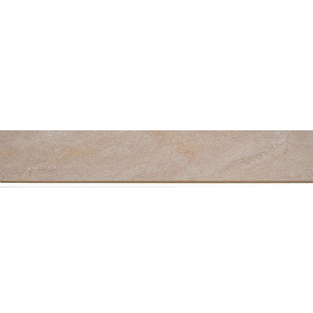 Msi Aria Oro Bullnose 3 In X 18 Polished Porcelain Wall Tile Aria Oro Bullnose 3 In X 18 Polished Porcelain Wall Tile 15 Lin Ft Case