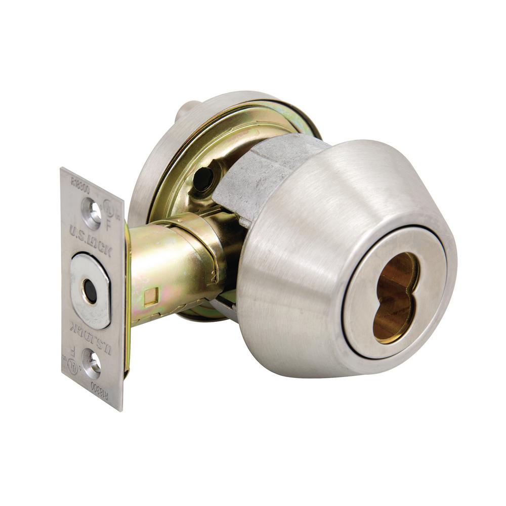 Us Lock 1600 Gr2 Us32d Single Cylinder Deadbolt Sfic Prep(core Sold 