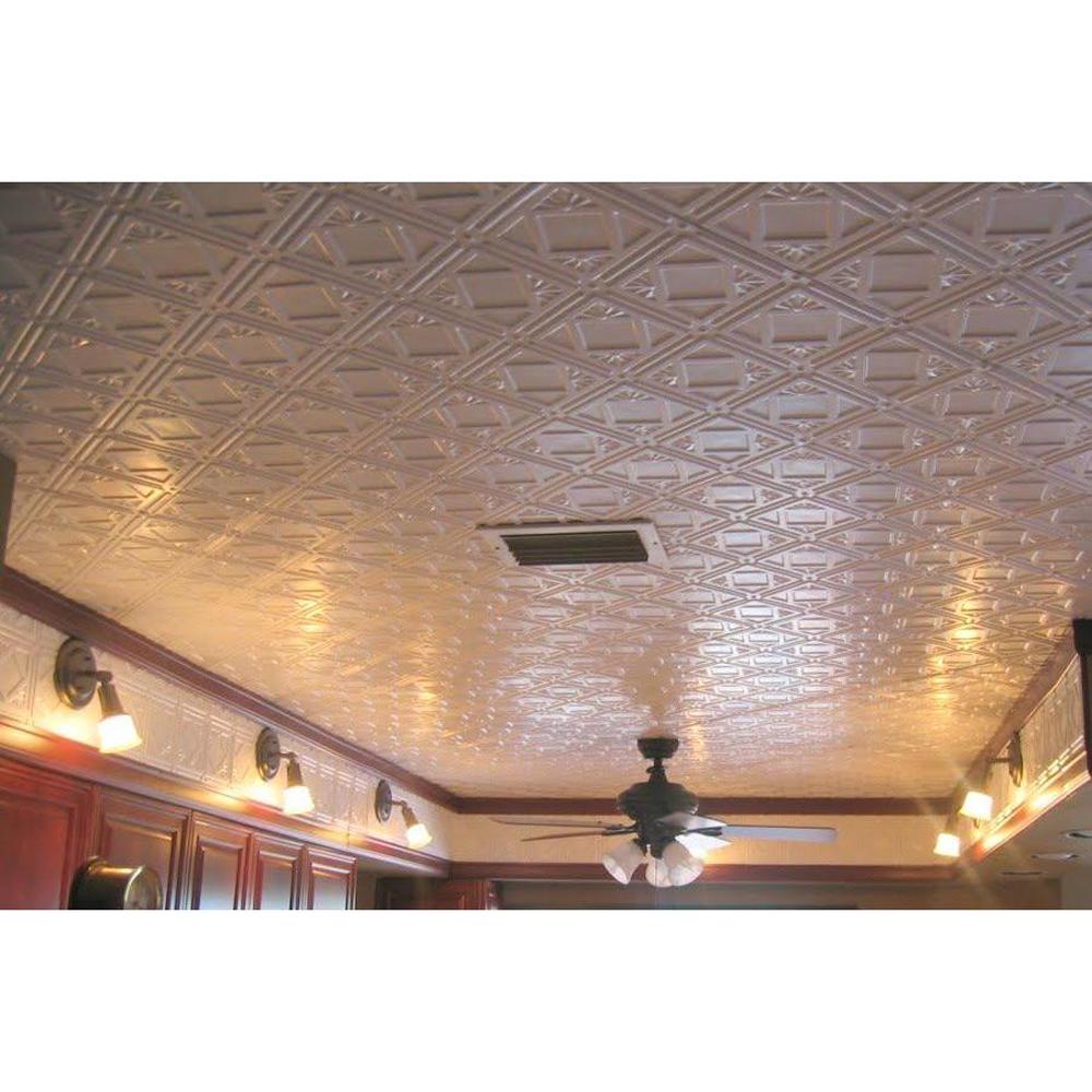 Global Specialty Products Dimensions Faux 2 Ft X 4 Ft Tin Style