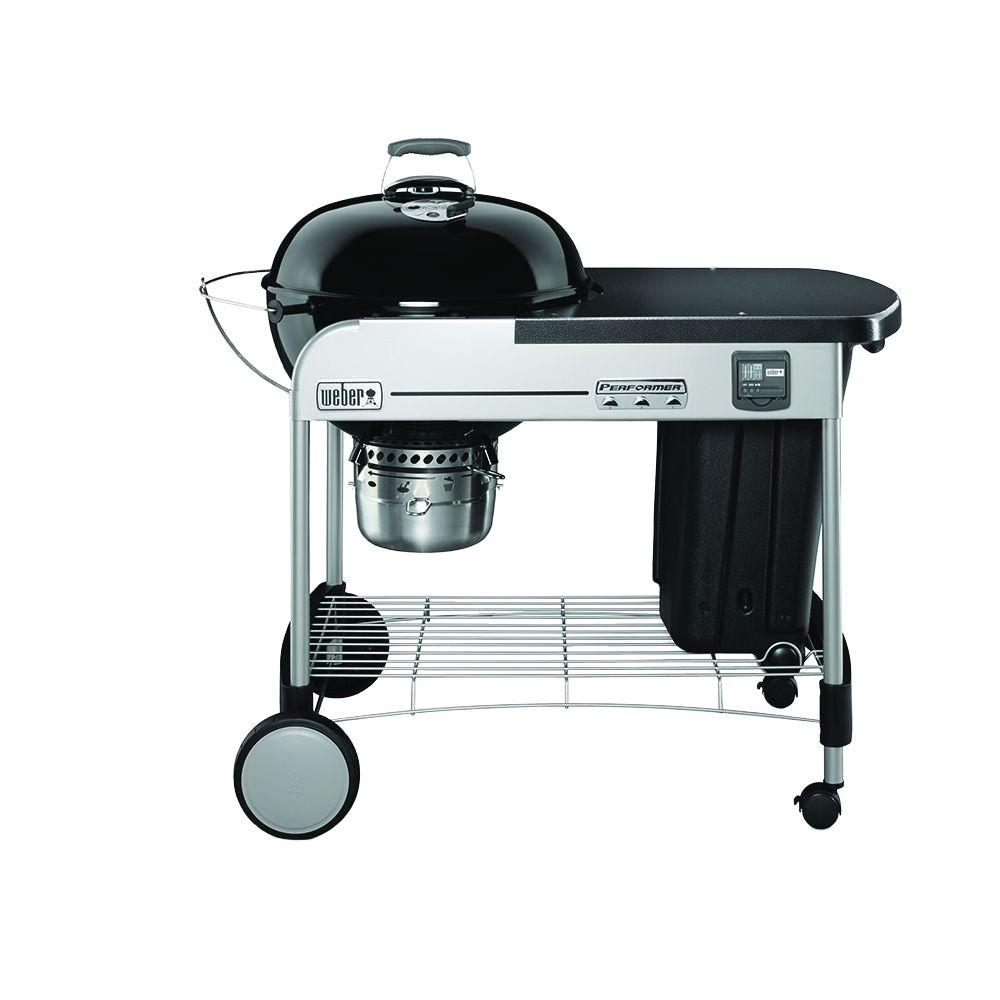 Weber 22 inch Performer Premium Charcoal Grill in Black with Built-In... by Weber